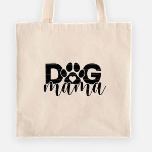 Dog mama tote bag